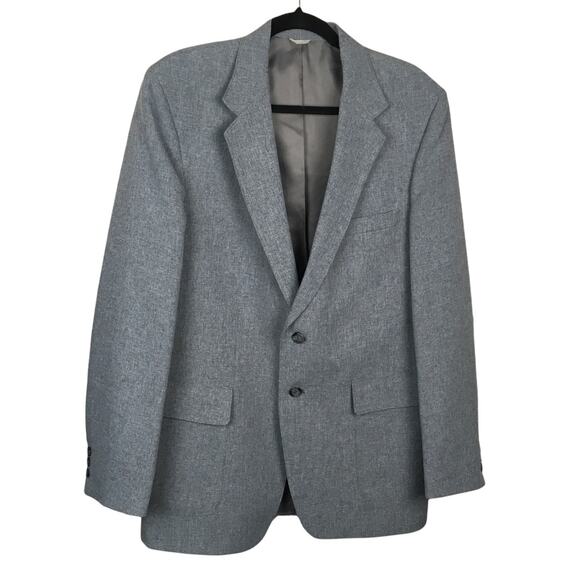 Levi's Action Suit Jacket Menswear‎ Blazer Double Button Grey 42L Big & Tall - Picture 1 of 9